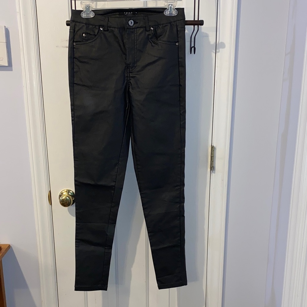 SPYM Vegan Leather Jeans, worn 1x